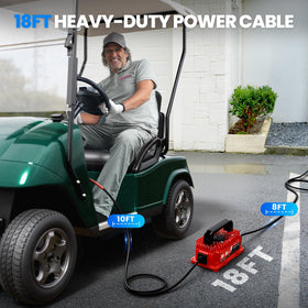 EXEFCH 36V charger, ultra-quiet operation under 40dB for home charging.