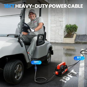 EXEFCH 9-stage intelligent charging system shown guiding safe battery fueling.