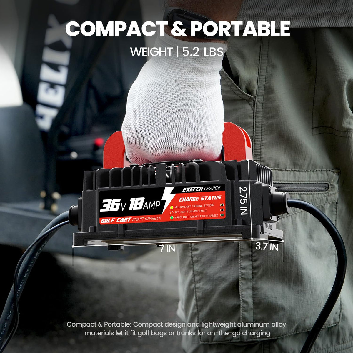 EXEFCH aluminum housing and ultra-quiet operation in action