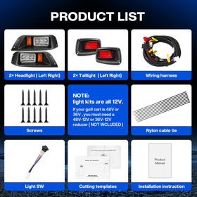 EXEFCH complete kit ready for EZGO TXT installation from 1996-2013