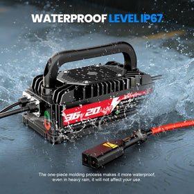 EXEFCH IP67 waterproof rating signifying outdoor durability