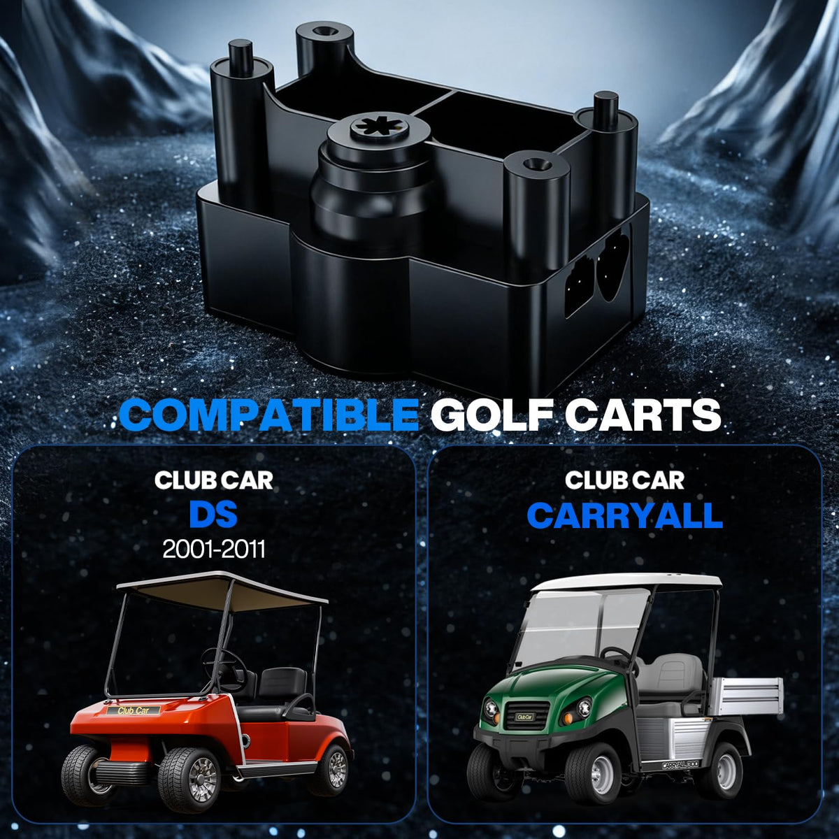 EXEFCH MCOR1 motor controller replacement for Club Car DS ensures steady speed control.