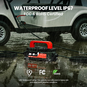 EXEFCH IP67 rating emphasizes rugged, waterproof outdoor charging