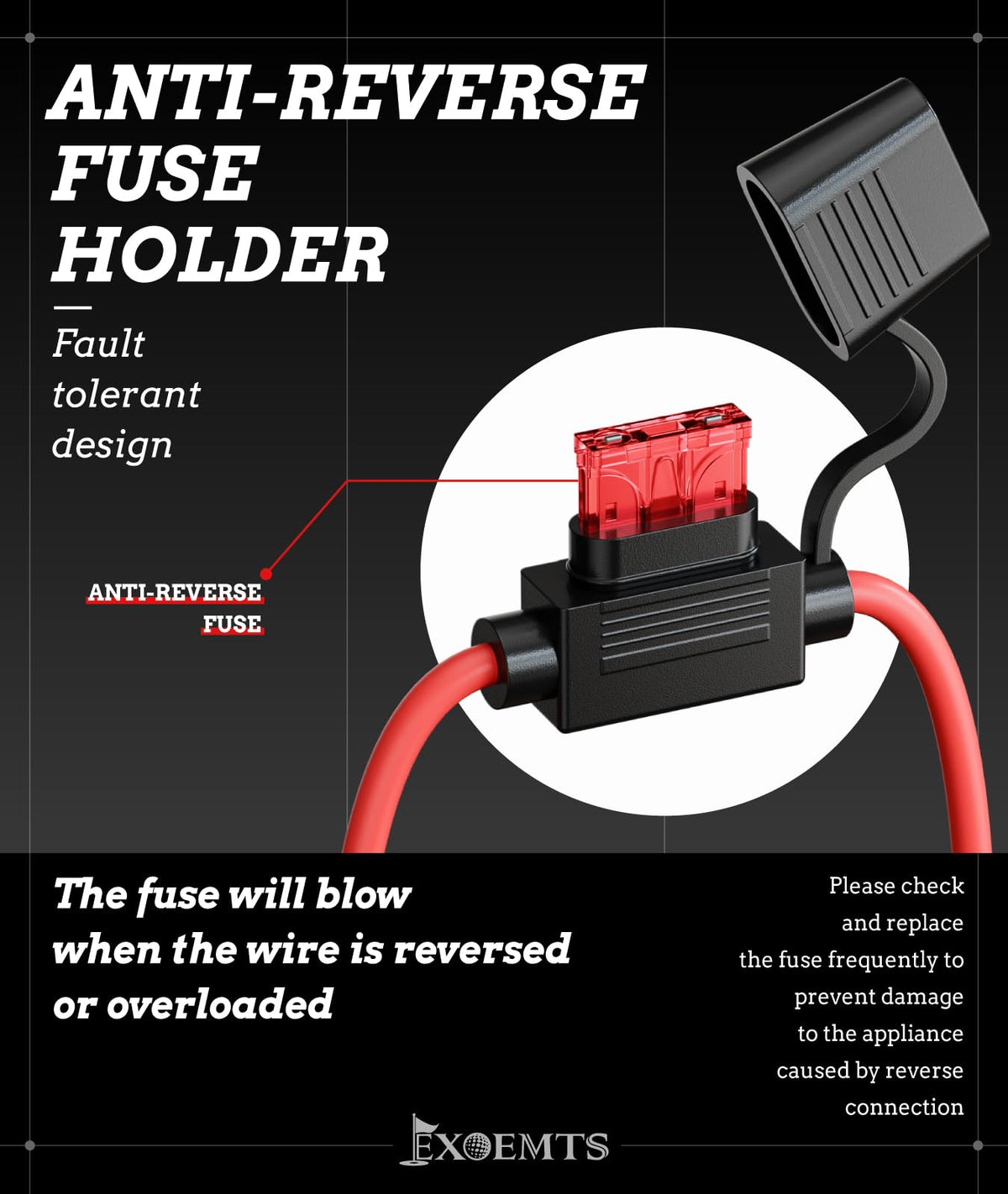 EXOEMTS durable aluminum shell resists dust and shock