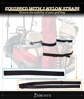 EXOEMTS Velcro straps secure bags against bumps and slips