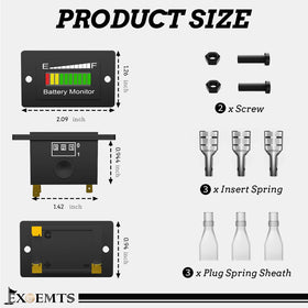 EXOEMTS BM210 backlight screen protector keeps visibility in all conditions.