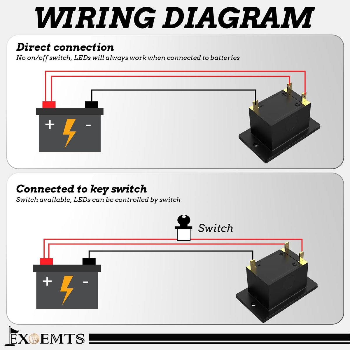 EXOEMTS BM210 dip-switch guide helps tuning for battery type.