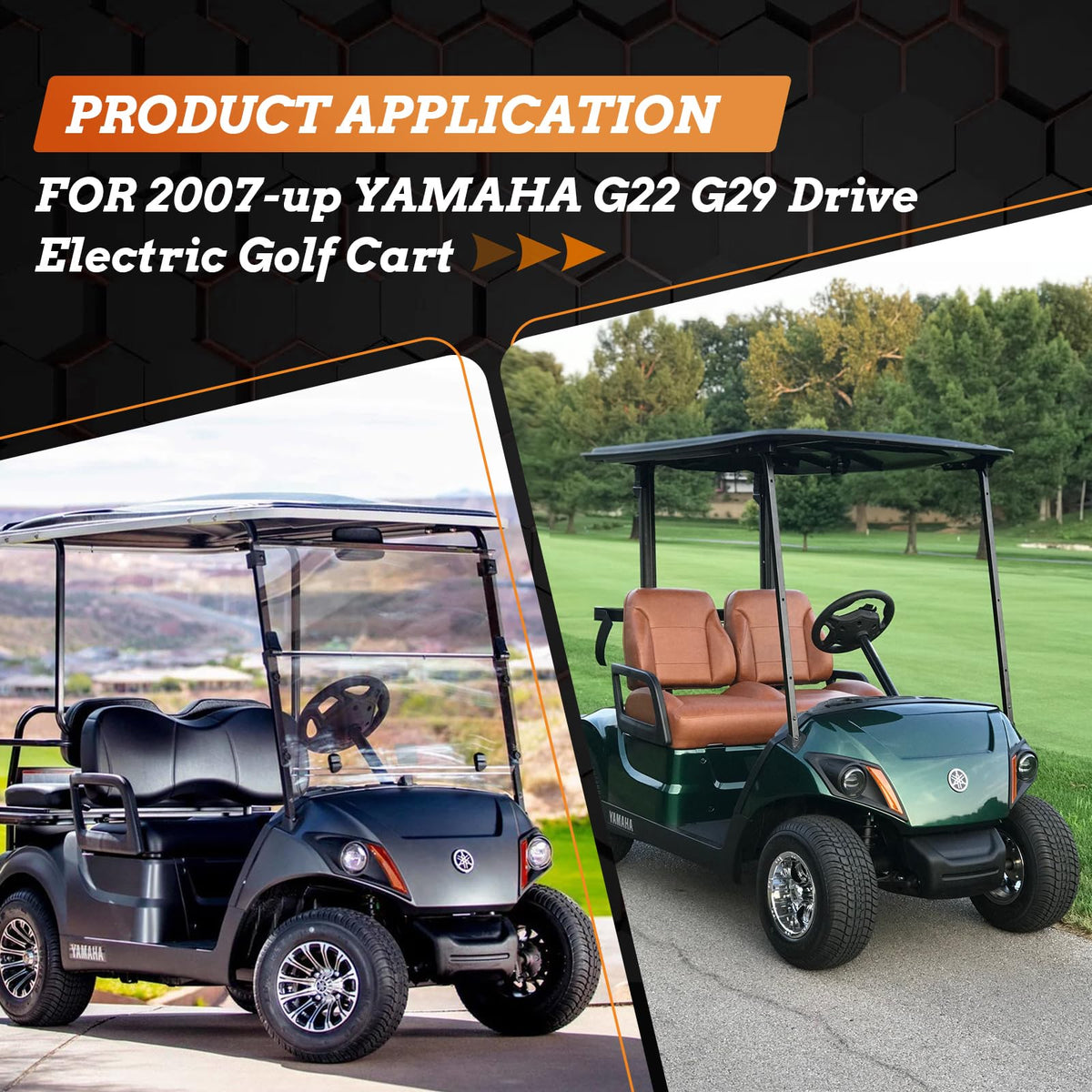 Compact 48V solenoid designed for 2007 and newer Yamaha Drive models.