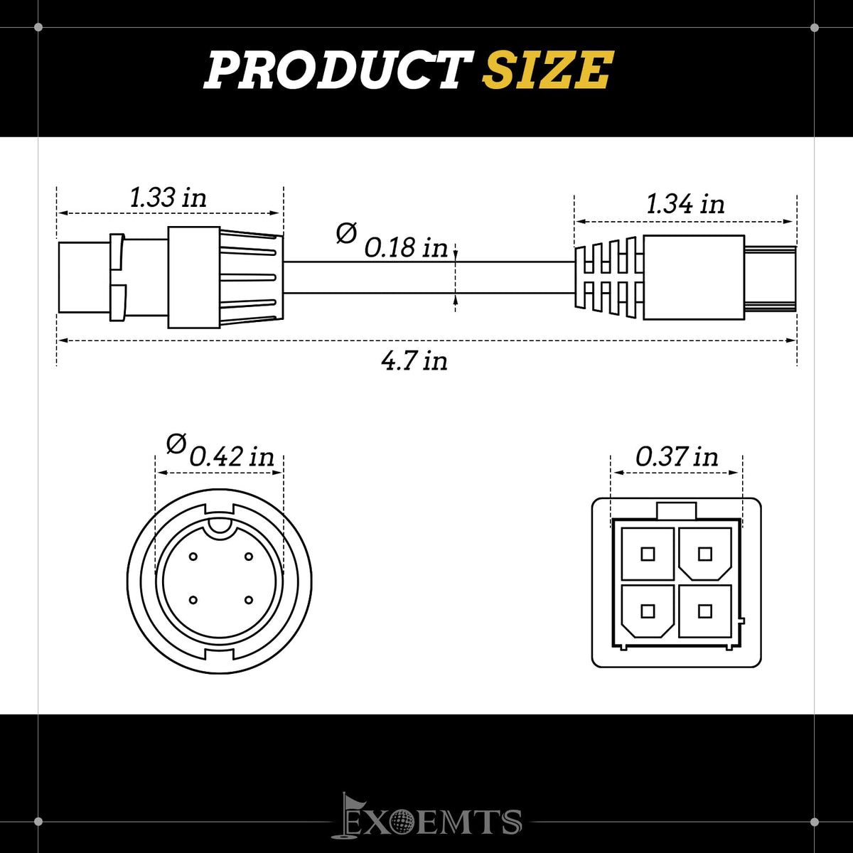EXOEMTS Compact, travel-friendly design fits in a glove box for on-the-go diagnostics.