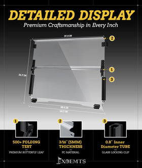EXOEMTS quick, tool-free installation for fast setup.