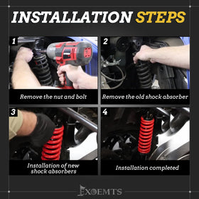 EXOEMTS OEM replacement shocks install directly without modification