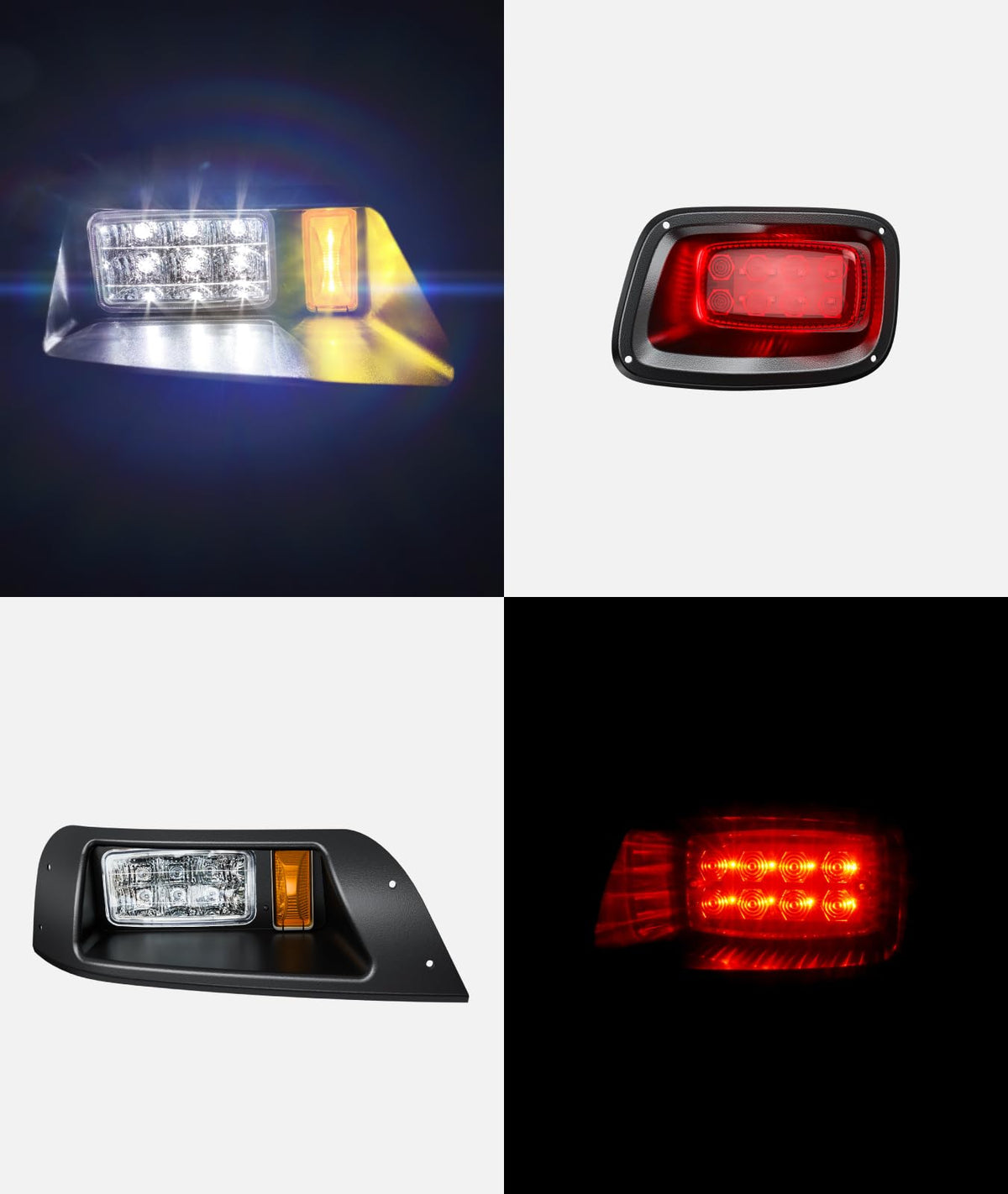 EXOEMTS EZGO TXT left rear taillight boosts rear signaling.