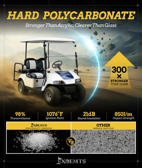 EXOEMTS foldable front window adapts to hot and windy conditions.