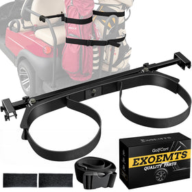 EXOEMTS heavy-duty bag holder attached to backseat for secure bag support