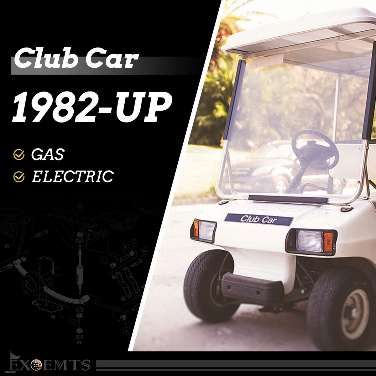 EXOEMTS heavy-duty U-bolts ensure a secure, vibration-free mounting.