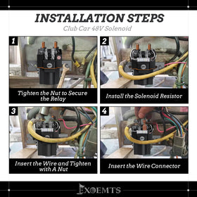 EXOEMTS quick-install-ready solenoid for easy wiring