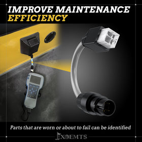 EXOEMTS Plug-and-play use requires no software for faster diagnostics.