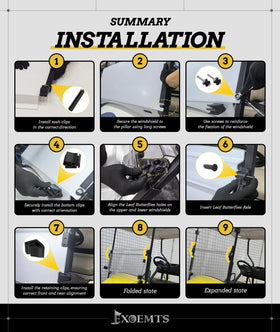 EXOEMTS protective film ensures surface protection during transport.