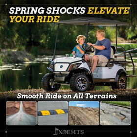EXOEMTS reduces vibration and body tilt on rough terrain