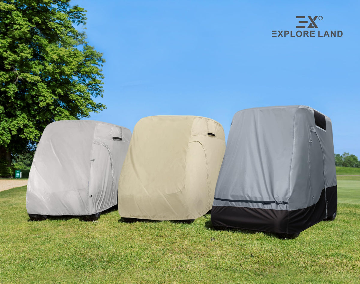 Explore Land buckle straps resist wind for stable outdoor storage