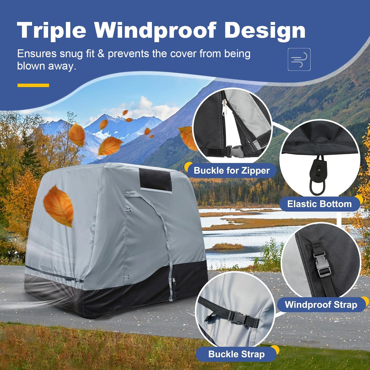 Explore Land driver-side door entry enables quick, easy access when covering or uncovering