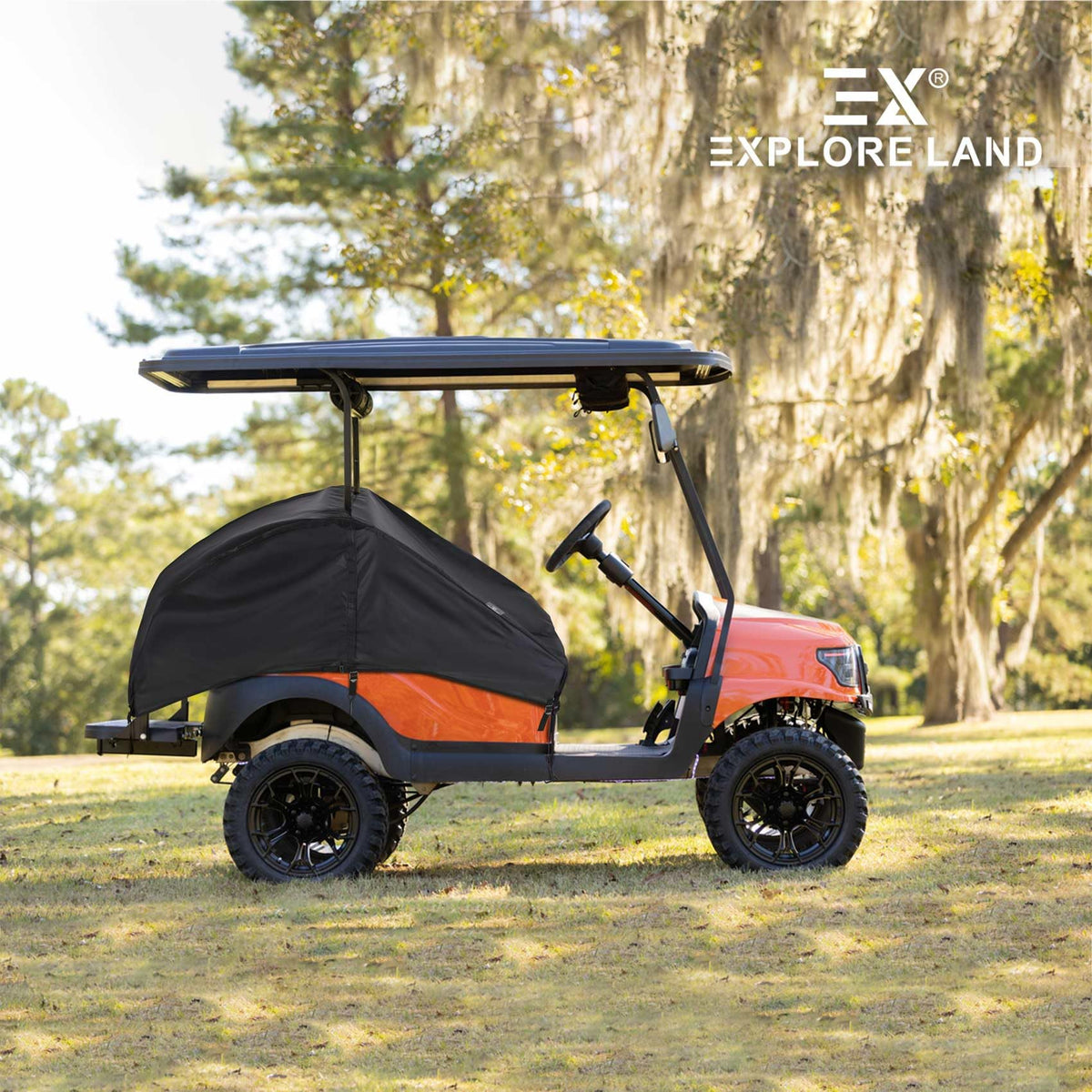 Explore Land weather protection shields seats from snow, dust, and scratches.