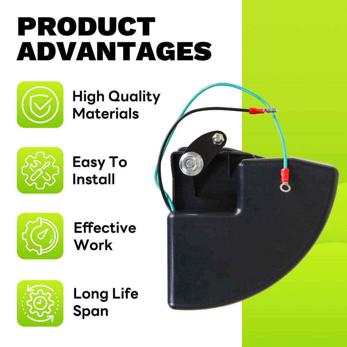 EZAPEX 1016140 Wiper Switch wiring connectors simplify direct replacement.