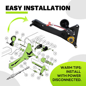 EZAPEX 1016947 screws and nuts provide secure mounting for durable fit
