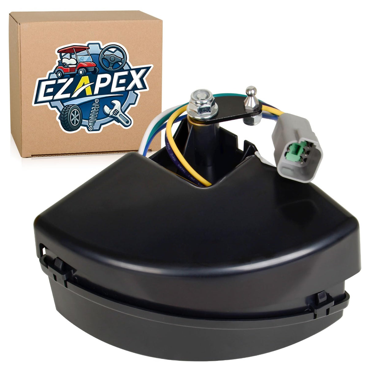 EZAPEX 101932003 golf cart wiper switch assembly with plug-and-play design for easy installation.