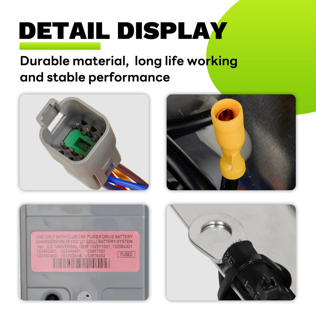 EZAPEX 102511001 compatibility with Club Car Precedent for seamless upgrade