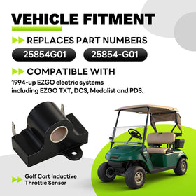 EZAPEX 25854-G01 throttle sensor for EZGO Medalist delivers reliable throttle response.
