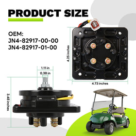 EZAPEX 36V golf cart switch highlights reliable power delivery and switching.