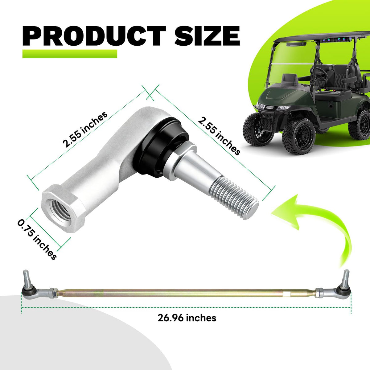 EZAPEX 70876-G02 right-side view emphasizes steering control