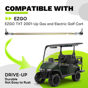 EZAPEX 70876-G02 tie rod assembly side view highlighting robust threading