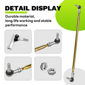 EZAPEX tie rod ends close-up showing thread ends compatibility