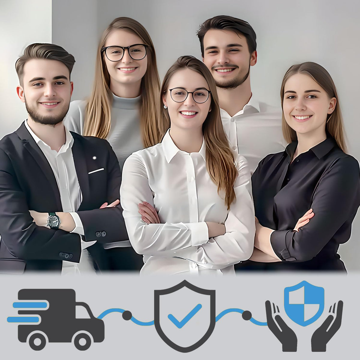 EZAPEX after-sales support icon highlighting quick help and satisfaction.