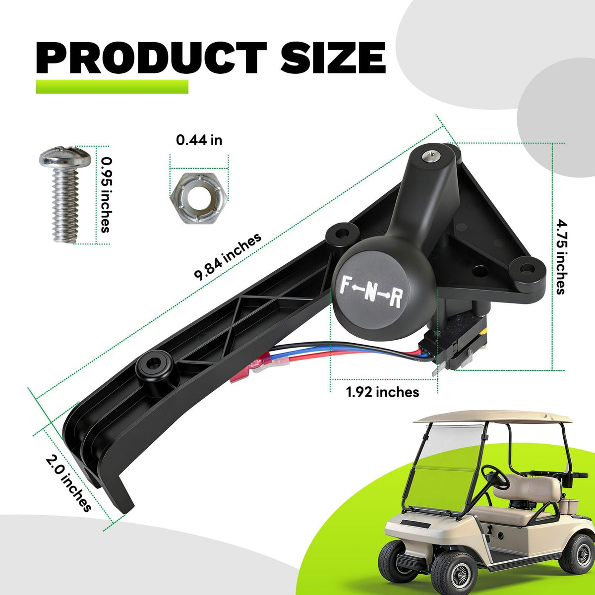 EZAPEX 1016947 installed in Club Car DS cart demonstrating smooth operation