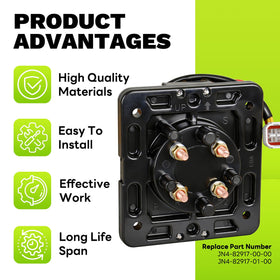 EZAPEX durable electrical component with rugged construction for lasting cart performance.