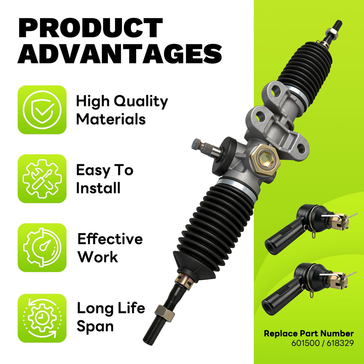 EZAPEX durable metal components for EZGO RXV steering