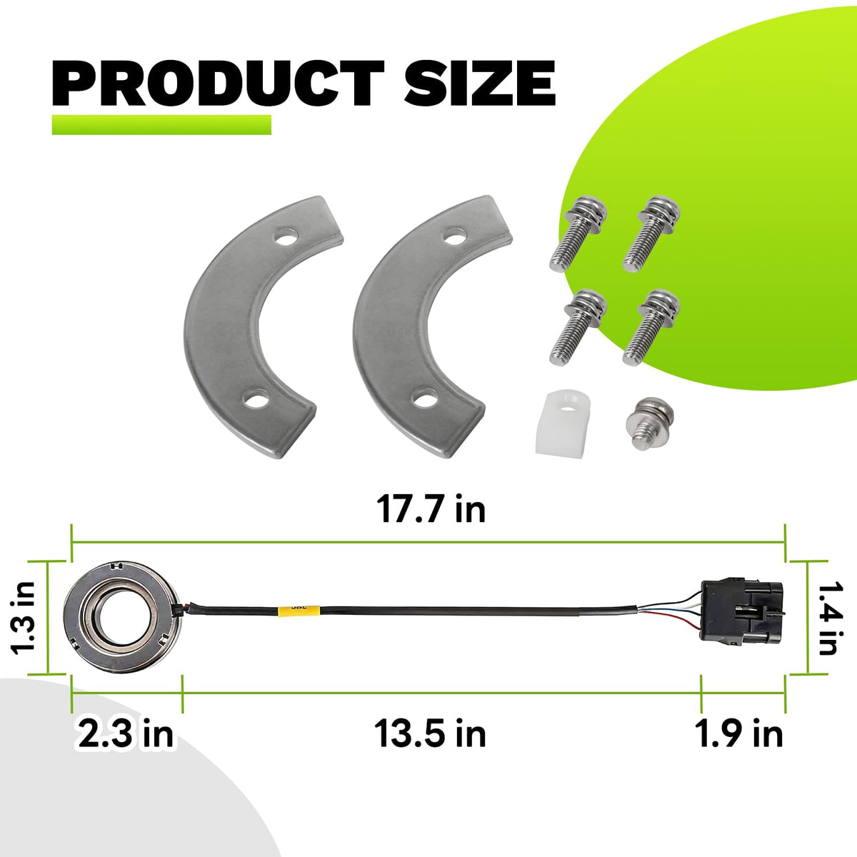 EZAPEX encoder bearing sensor assembly close-up highlights durable construction.