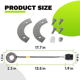 EZAPEX encoder bearing sensor assembly close-up highlights durable construction.