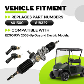 EZAPEX inner steering rods for EZGO RXV responsive control