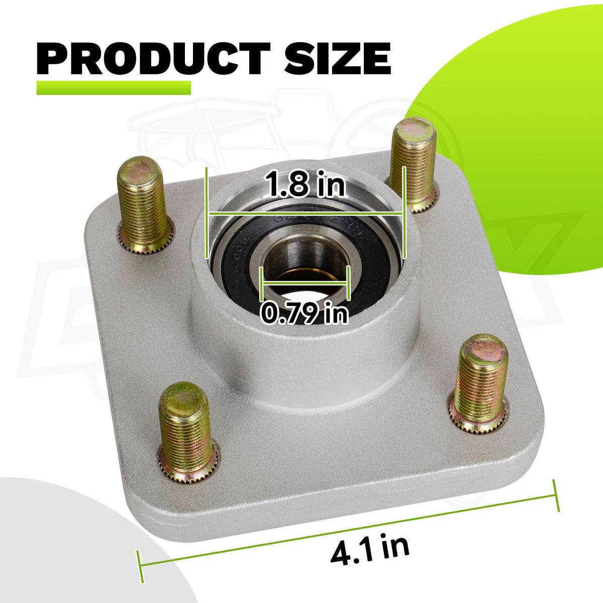EZAPEX JG5-WF511 bearing and dust cap set supports hub rebuild