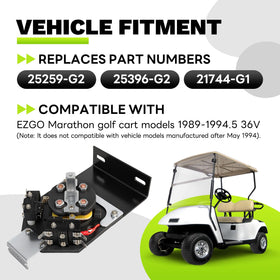 EZAPEX Marathon 36V switch assembly replacement for 1989–1994 EZGO carts