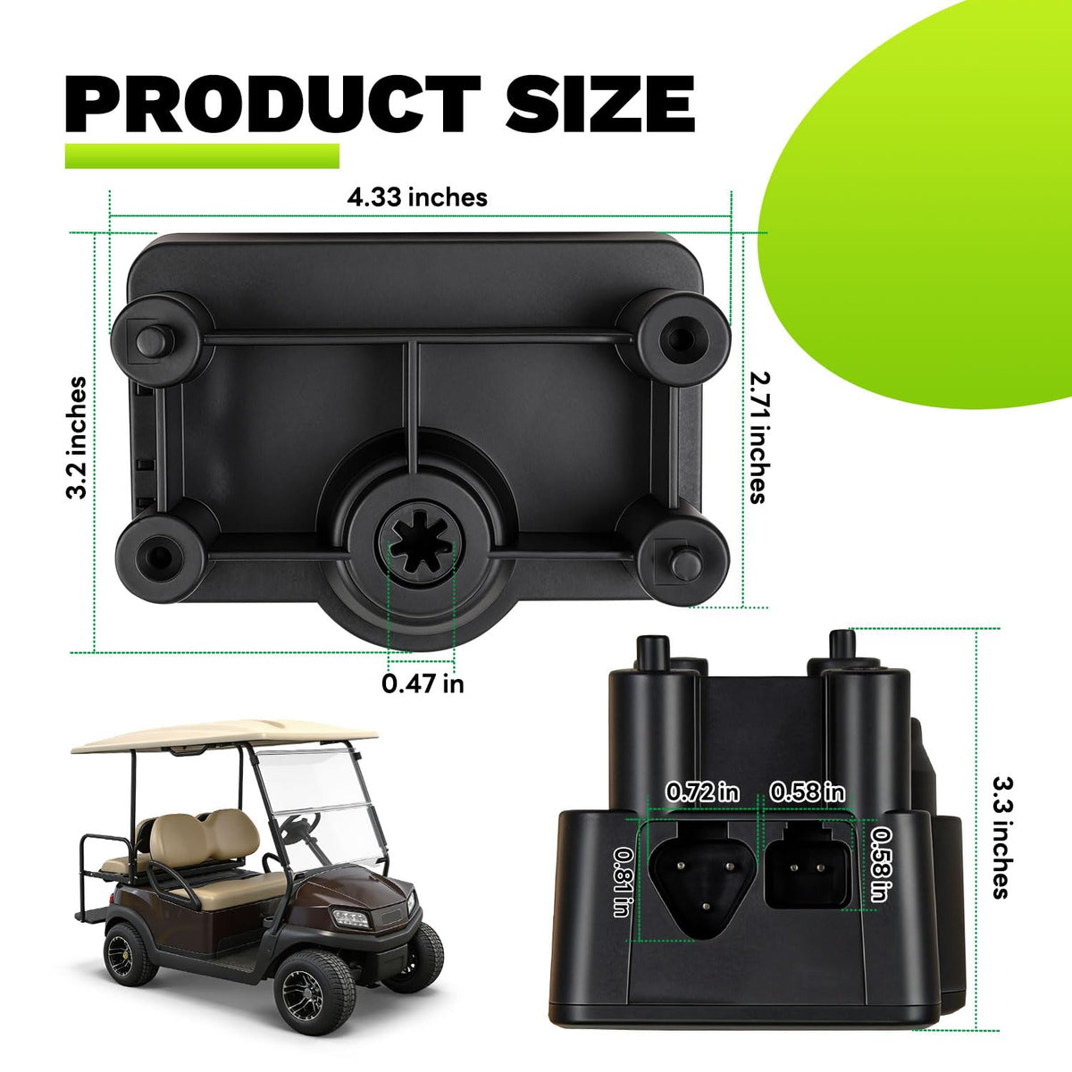 EZAPEX MCOR accelerator compatibility image confirms DS and Carryall model fitment.
