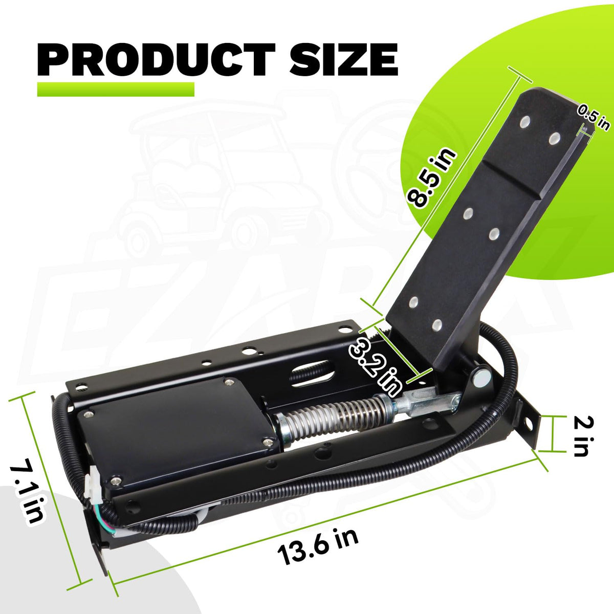 EZGO MPT-Workhorse 800 installation featuring EZAPEX pedal box
