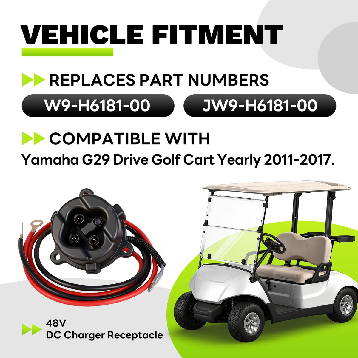 EZAPEX Yamaha G29 installation demonstrates compatibility for 2011–2017 models.