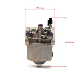 EZGO 17553 carburetor top detail shows screw alignment for reliable installation.