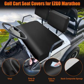 ZWPARTS EZGO Marathon seat fit ensures snug, no-shift performance.