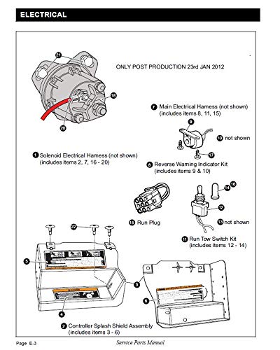 EZGO RXV wiring setup shows four terminals for Dr.Acces replacement.
